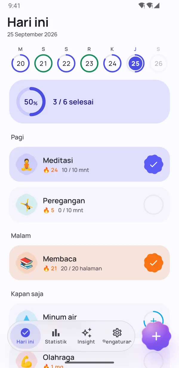 Bangun kebiasaan yang bertahan