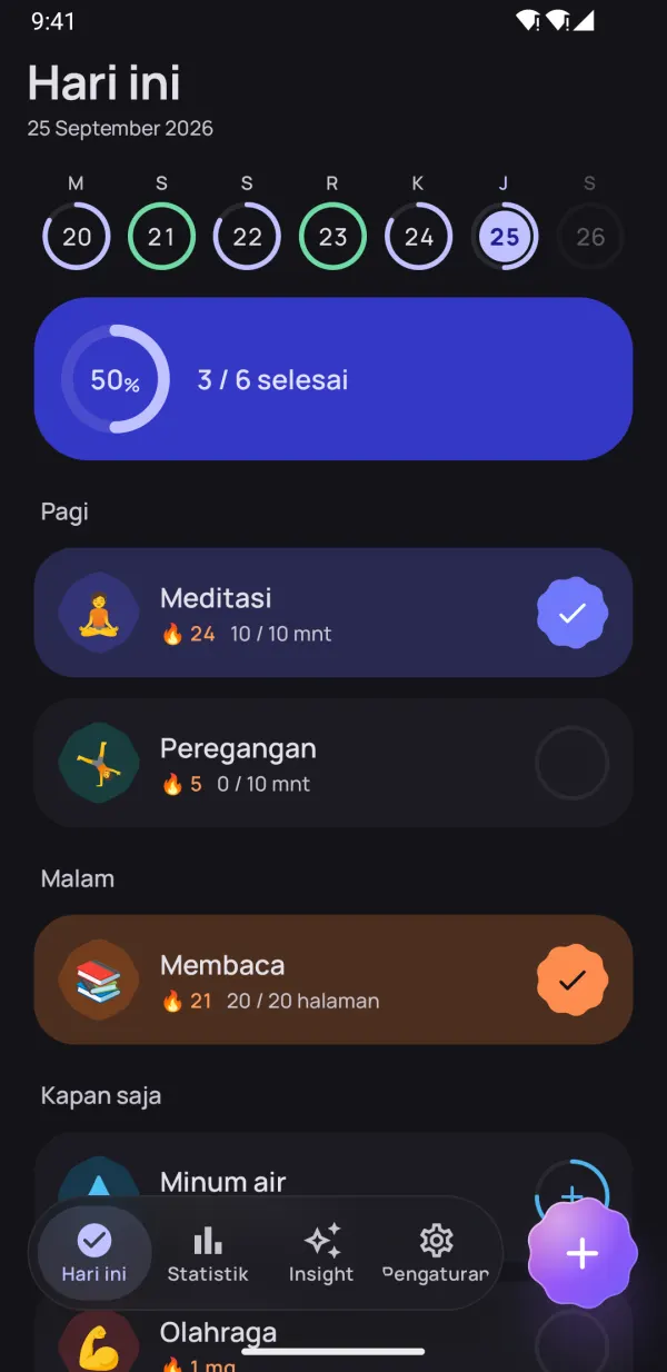 Bangun kebiasaan yang bertahan