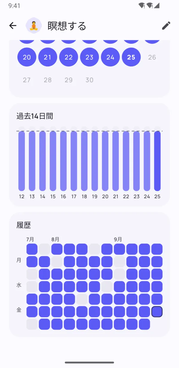 毎日をきれいに記録