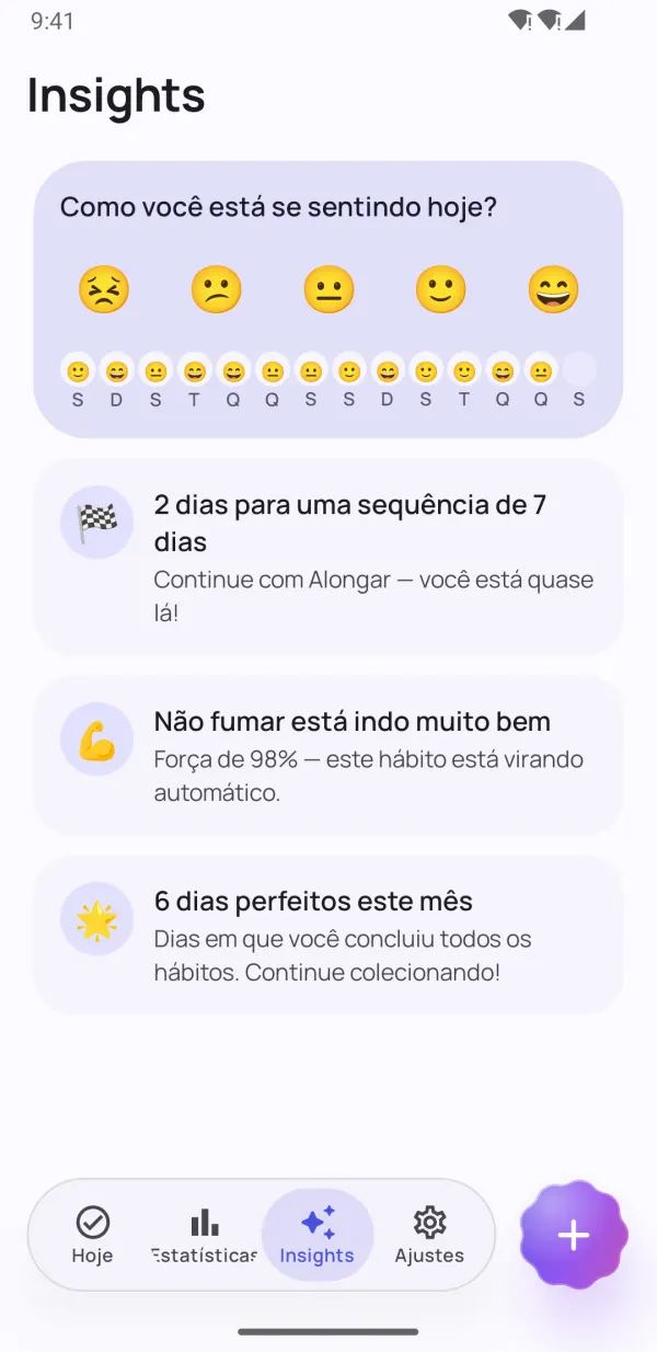 Insights que mantêm você motivado